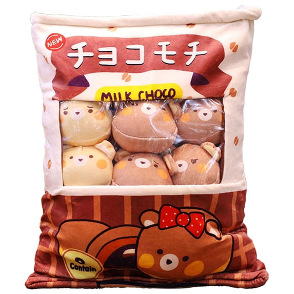 XIANXIAN Cat Plush Pillow, Cute Plushies with Kitten Doll, Removable Stuffed Animals Throw Pillow, Kawaii Plushies Cat Toy for Kids, Gift for Girls Boys Birthday (Colorful Kittens)