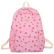 XIANXIAN Cherry School Bag Cherry Backpack Aesthetic Backpack Backpack Laptop Travel Casual Backpack