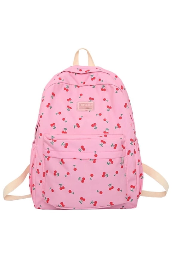 Cherry School Bag Cherry Backpack Aesthetic Backpack Backpack Laptop Travel Casual Backpack