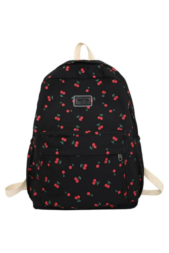 Cherry School Bag Cherry Backpack Aesthetic Backpack Backpack Laptop Travel Casual Backpack
