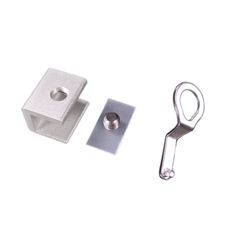 XIANXIAN Child Safety Lock Move Window Sliding Windows Lock Security Sliding Sash Stopper for Child Proof Home Safety Vertical Window Stopper, Adjustable Aluminum Double Lock Kid Guard