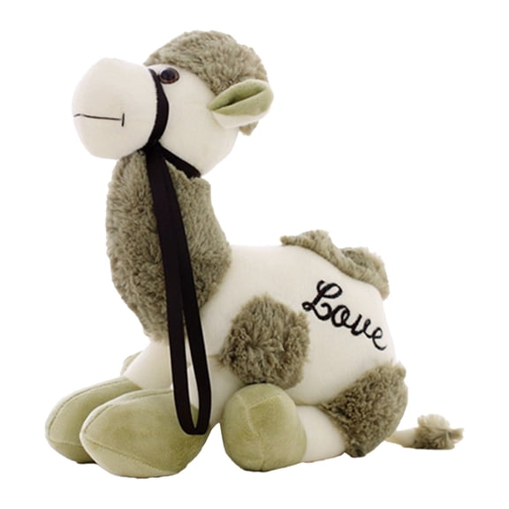 XIANXIAN Desert Camel Simulation Plush Toy, Desert Animals Hugging Toy Animals Stuffed Toy, Best Gift for Christmas, Valentine's Day, Birthday Party. 1 pcs (7.9 inches)