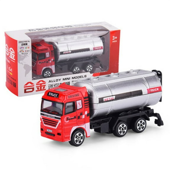 XIANXIAN Diecast Fire Truck Toy, Firetruck Toys 3-5 Years Old, Engine Rescue Trucks, Diecast Toy, Fire Trucks for Toddlers 1-3 with Pullback Mechanism, Great Gift Idea for Boys and Girls