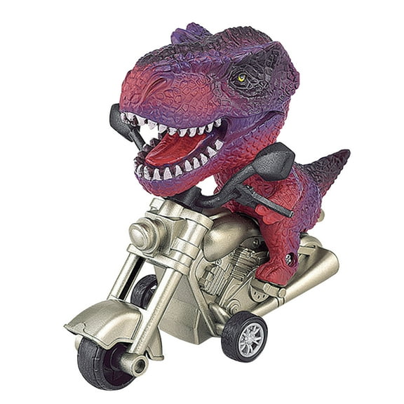 XIANXIAN Dinosaur Toy Cars Friction Powered Motorcycle Game T-Rex and Triceratops Monster Dino Toys for Boys Age 3,4,5,6,7