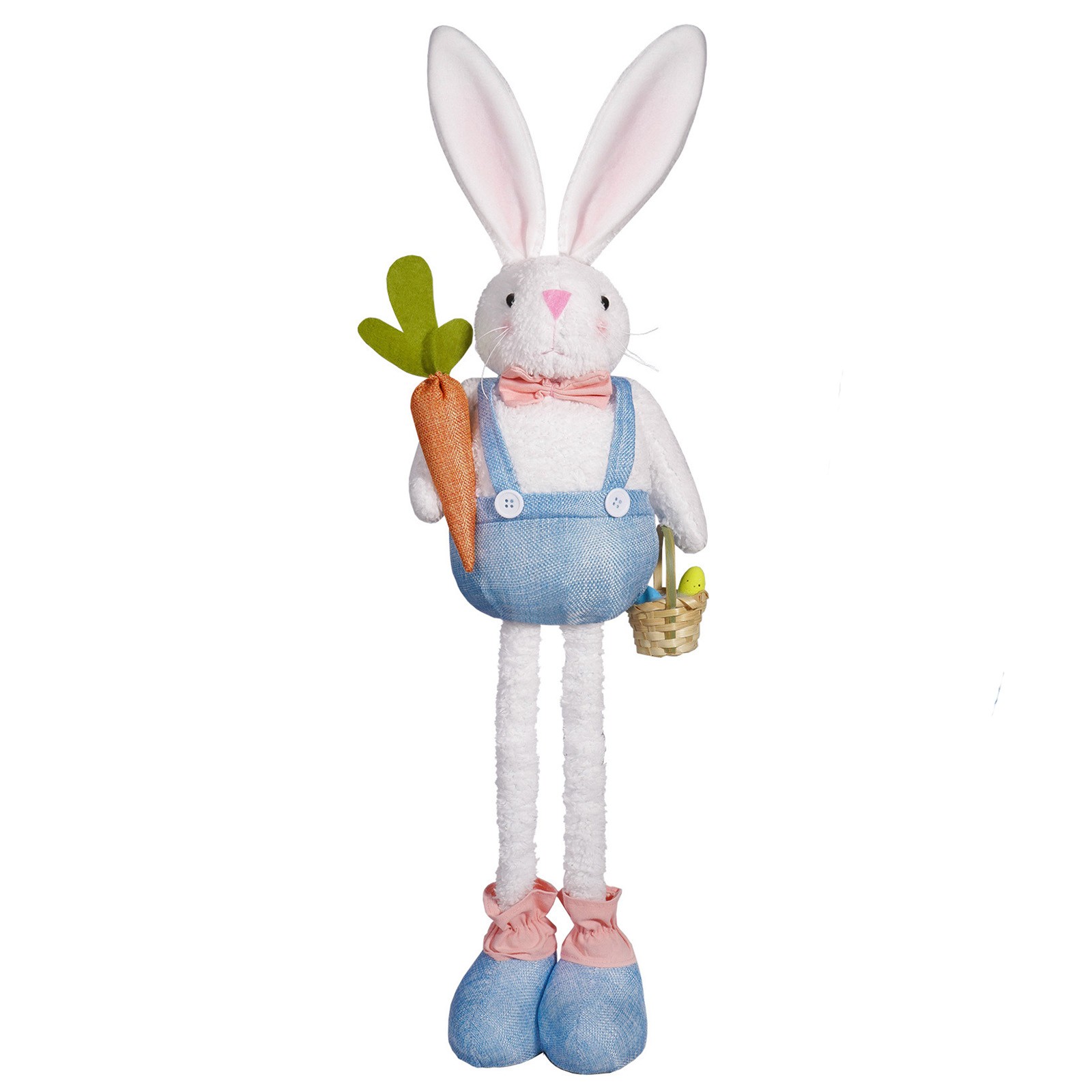 XIANXIAN Easter Bunny Plush Doll with Stretch Legs, Cute Stuffed ...