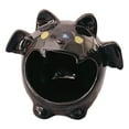 thumbnail image 1 of XIANXIAN Halloween Ceramic Bat Candlestick Holder Decor, Funny Halloween Bat Candlestick Decoration, Bat Shaped Candy Bowl, Ashtray, Novelty Ornament Design for Tabletop​​, 1 of 9