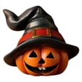 thumbnail image 1 of ​​XIANXIAN Halloween Hat Ghost Figurine Creative Resin Cap Spirit Ornament Unique Design for Outdoor Garden & Yard Decoration Gothic Halloween Theme, Desktop Ornament, 1 of 9