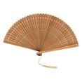 thumbnail image 1 of XIANXIAN Hand Fan Foldable Sauna Fan, Vintage Wooden Fan for Weddings Parties and DIY Decorations, Chinese and Japanese Style Fans for Cooling and Decor, 1 of 5