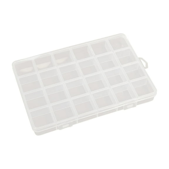 XIANXIAN Home Textile Storage Dividers Craft Tackle Organizer Storage Containers Box Clear Jewelry Storage Box Detachable Case Craft Beads Organizer