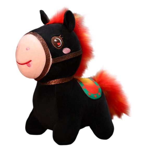 XIANXIAN Horse Stuffed Animal Bulk Adopt a Horse Party Favor Standing 4 Inch Mini Stuffed Easter Bulk Gift for Kids Boy Girl Animal Theme Party Birthday