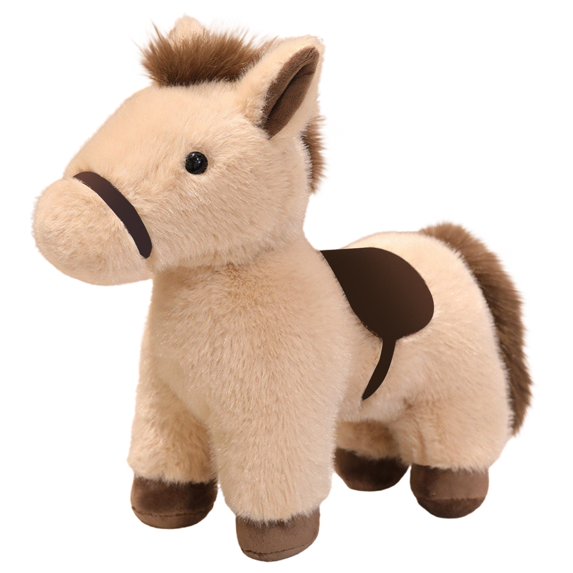 XIANXIAN Horse Stuffed Animal - Super Soft Plush Horse, Floppy Farm Stuffed Animal, Cute Stuffed Horse Gifts for Girls, Boys, Realistic Horse for Toddler, Kids, and Adults