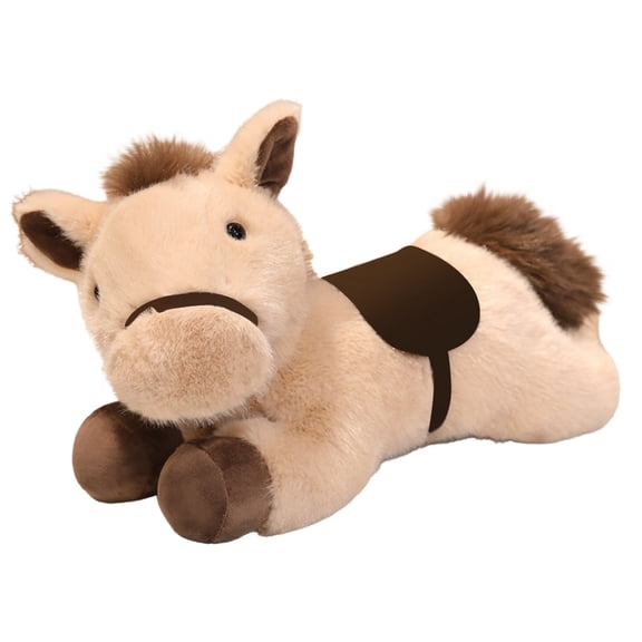 XIANXIAN Horse Stuffed Animal - Super Soft Plush Horse, Floppy Farm Stuffed Animal, Cute Stuffed Horse Gifts for Girls, Boys, Realistic Horse for Toddler, Kids, and Adults