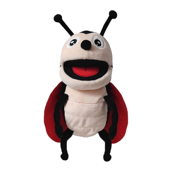XIANXIAN Insects Hand Puppets 15 Inch Insects Plush Butterflies, Bees, Dragonflies, Ants, Ladybugs, Caterpillars Puppet Toys Puppets for Kids Storytelling Imaginative Pretend Play Teaching Preschool