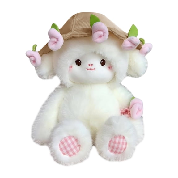 XIANXIAN Lamb Plush Toy, Cute Sheep Stuffed Animal Plush Doll, Soft Small Plush Toy for Kids Girls Boys, Stuffed Sheep Gift for Birthday, Easter, Home Decor, Ideal Valentines Day Gifts (7.9 Inch)
