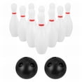 thumbnail image 1 of XIANXIAN Large Size Thickened Kids Bowling Set, Indoor and Outdoor Sports, Family Sports Games, Plastic Bowling Toys, Bowling for Kids 2-5(10 Bottles, 2 Balls), 1 of 6