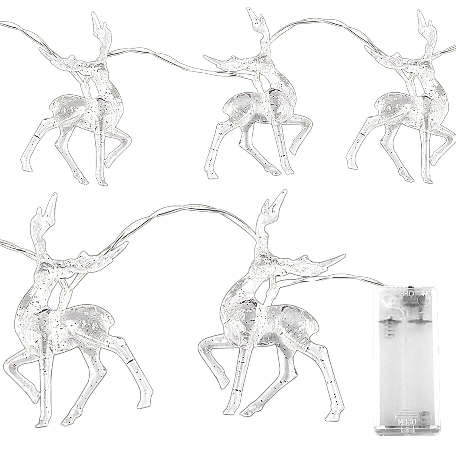 XIANXIAN Lighted Christmas Decoration Deer, Light up Christmas Decor ...