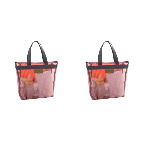 XIANXIAN Outdoor Mesh Beach Bag Outdoor Wash Swimming Bag Mesh Bag Travel Bag Multi Functional Pockets for Family Travel/Vacation