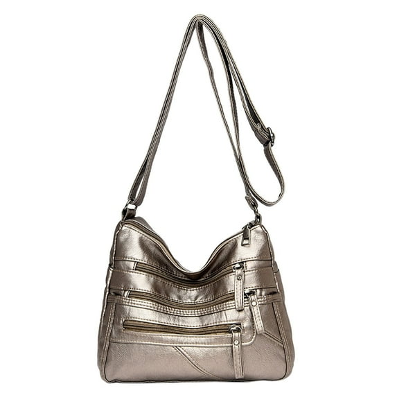 XIANXIAN Over Earth Leather Handbags for Women Crossbody Purses for Women Casual Adjustable Strap Shoulder Bag Ladies Leather Bag