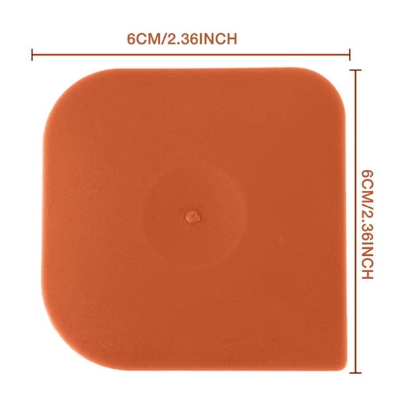 XIANXIAN Pan Scraper, 5 Pcs Pot Scraper Plastic, Pot Scraper Non Scratch for Cast Iron, Pot and Pan Cleaning, Sturdy Scraper Kitchen
