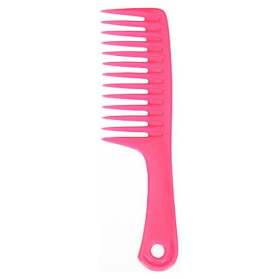 XIANXIAN Premium Wide Tooth Comb, Shower Combs for Wet Curly Hair, Wet Haircut Hair Comb Hairdressing Plastic Detangler Handle Wide-tooth Comb
