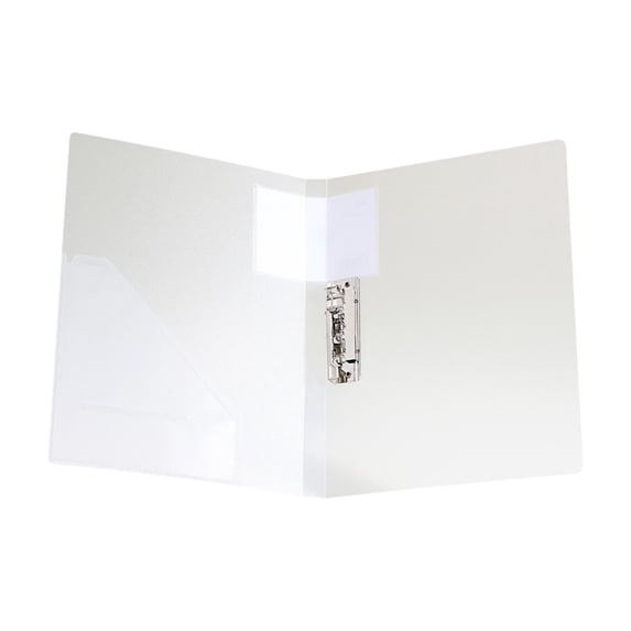 XIANXIAN Punchless Clamp Binder Folder Ringless Binder with Metal Clip and Poly Covers Flex Colored Swing Clamp for Work School Documents, 9.7 x 12.2 Inch