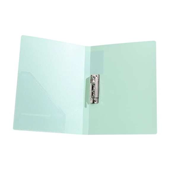 XIANXIAN Punchless Clamp Binder Folder Ringless Binder with Metal Clip and Poly Covers Flex Colored Swing Clamp for Work School Documents, 9.7 x 12.2 Inch