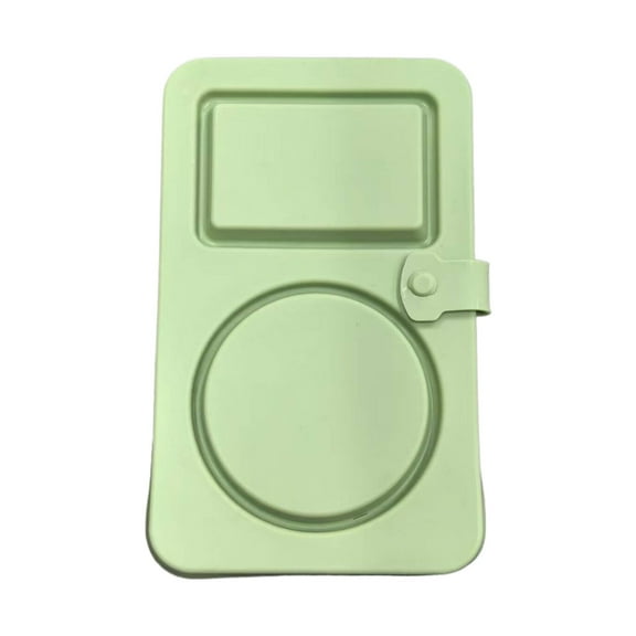 ​​XIANXIAN​​ Silicone Double Compartment Snack Containers – Reusable Salad Dressing Case Travel Food Storage Leak Proof Lids BPA-Free Professional Meal Prep Kit