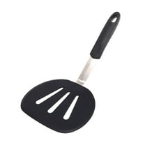 XIANXIAN Silicone Pancake Spatula, Wide Silicone Spatula Turner with Lengthened Handle, 600Â°F Heat Resistant Cooking Spatulas for Nonstick Cookware, Large Flexible Kitchen Utensils
