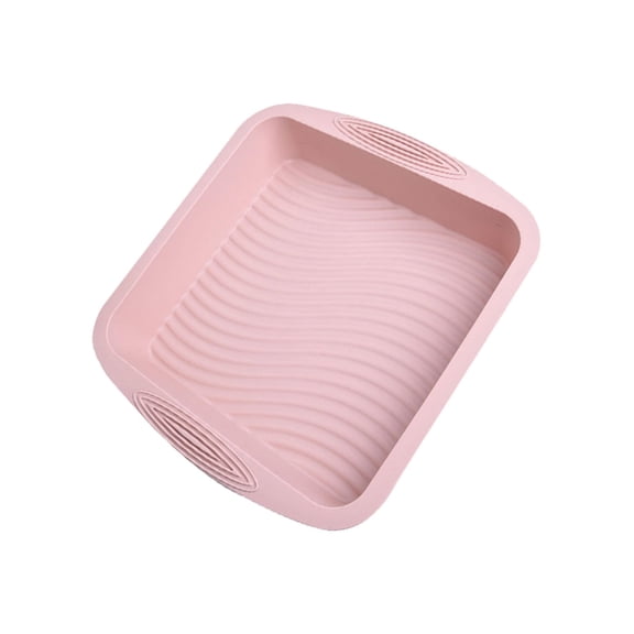 XIANXIAN Silicone Square Cake Pan Silicone Brownie Pan Nonstick Baking Mold for Muffin Bread Rice Crispy Lasagna Pie, 9.6*10.4 Inch