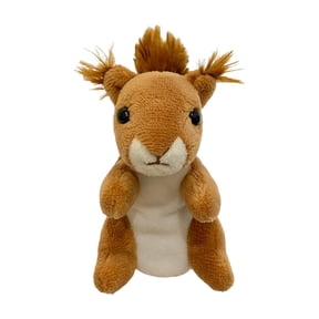 XIANXIAN Squirrel Hand Puppets Animal Plush Animals Toys Hand Puppets for Kids,Small Stuffed Animals Bulk Pretend Play Plush Toys for Show Theater,Birthday Gifts for Girls Boys