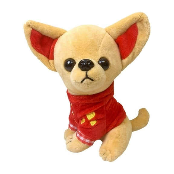 XIANXIAN Stuffed Puppy Toy Plush Dog Doll Animal Pillow Birthday Gift Present Cute Dog Ornaments Decoration Handicraft House Desktop Decoration Prop, 18cm/7"