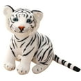 thumbnail image 1 of XIANXIAN Tigers Plush Toy Stuffed Animal - Cute Lifelike Tiger Stuffed Animals Toy Gift for Boy Baby Hug Tiger - White Stuffed Animal/10.6 in, 1 of 5
