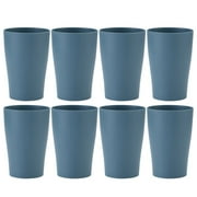 XIANXIAN Wheat Straw Cups Plastic Cups Gargle Cups Cold Water Cups Children's Tableware Cups Set Wash Cups, Small Water Cups for Kitchen