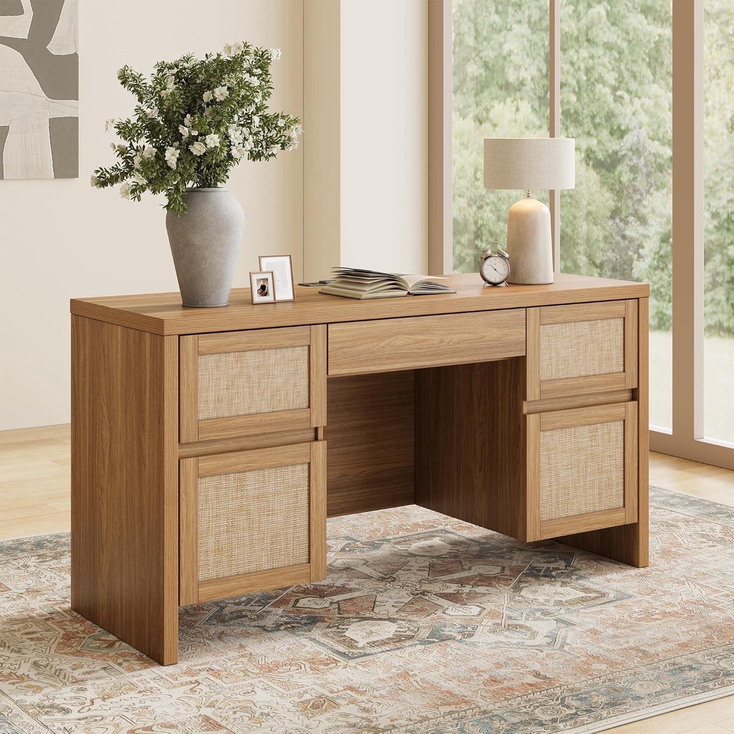 XIAO-WEI-57-Rattan-Desk-with-5 XIAO-WEI-57-Rattan-Desk-with-5