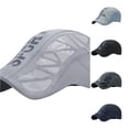 thumbnail image 1 of XIAOCHA Breathable Mesh Sports Cap for Men Adjustable Hat Band Outdoor Travel Ball Cap,Light Gray, 1 of 3