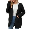 thumbnail image 1 of XIAOCHA Cardigans For Women Long Sleeves Chunky Knit Open Front Cardigan Sweater Cozy Oversized Soft Warm Casual Outwear With Pockets, 1 of 5