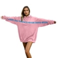 thumbnail image 1 of XIAOCHA Couples I Love You This Much Hoodie Valentine Loose Long Sleeve Hooded top Spring Pullover Soft Daily Top, 1 of 6