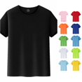 thumbnail image 1 of XIAOCHA Crew Neck Tee for Men Short Sleeve Regular Fit Basic Daily Shirts, 1 of 8