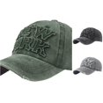 thumbnail image 1 of XIAOCHA Distressed‑Patch Baseball Cap for Mens Outdoor Trucker Hat,Green, 1 of 2