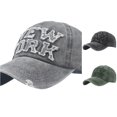 thumbnail image 1 of XIAOCHA Distressed‑Patch Baseball Cap for Mens Outdoor Trucker Hat,Grey, 1 of 2
