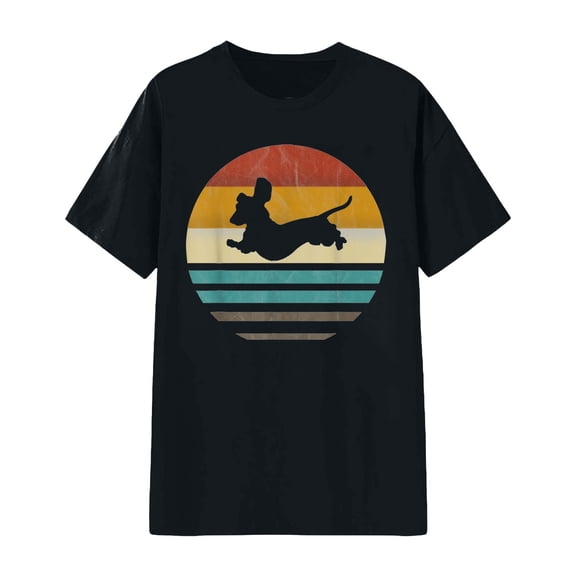 XIAOCHA Fashionable Graphic Print Crewneck Tee For Women Soft Everyday Casual Wear Comfortable Unisex Fit And Versatile Stylish Design