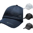 thumbnail image 1 of XIAOCHA Full‑Mesh Trucker Hat for Men Adjustable Hat Band Outdoor Baseball Cap,Blue, 1 of 3