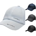 thumbnail image 1 of XIAOCHA Full‑Mesh Trucker Hat for Men Adjustable Hat Band Outdoor Baseball Cap,White, 1 of 3