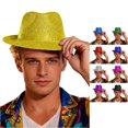 thumbnail image 1 of XIAOCHA Glitter Sprinkled Surface Cowboy Hat for Men Solid Wide Brim Theme Western Hat Stage Party Western Cowboy Hat,Gold, 1 of 5