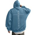 thumbnail image 1 of XIAOCHA Inspirational Graphic Pullover Hoodie Mens Casual Warm Sweatshirt For Outing Comfortable Apparel, 1 of 4