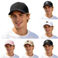 thumbnail image 1 of XIAOCHA Letter R Embroidered Baseball Cap for Men Breathable Outdoor Urban Sun Guard Dad Hat ,BK3, 1 of 4