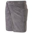 thumbnail image 1 of XIAOCHA Men’S Bath Wrap Towel Absorbent Quick-Dry Comfortable Pocketed Shower Wrap, 1 of 9