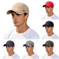 thumbnail image 1 of XIAOCHA Men's Breathable Baseball Cap Adjustable Dad Hat Outdoor Snapback Hat,Beige, 1 of 4