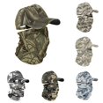 thumbnail image 1 of XIAOCHA Men's Camo Printed Baseball Cap Set, Breathable Outdoor Neck Gaiter Outfit,Green, 1 of 4