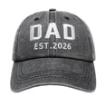 thumbnail image 1 of XIAOCHA Men's Embroidered Dad Baseball Cap Adjustable Hat Band Outdoor Baseball Hats Sun Protection Dad Caps,Black, 1 of 5